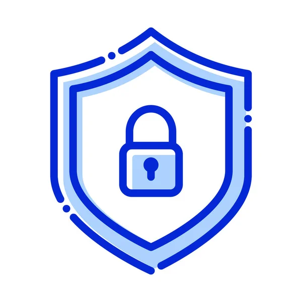 Cyber Biztonság Digitális Biztonság Titkosított Biztonsági Teljesen Szerkeszthető Vektor Ikonok — Stock Vector