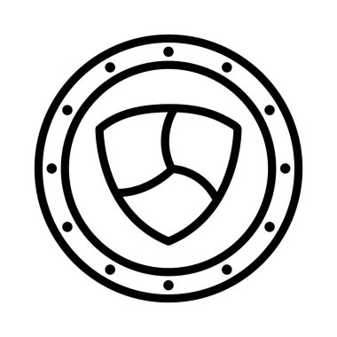 Nem, alternatif para birimi, kripto para birimi, dijital para birimi tamamen düzenlenebilir vektör simgeleri