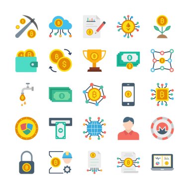  Dijital Para Birimi Bitcoin Vektör Simgesi Kolayca düzenleyebilen veya düzenleyebilen Her simgeyi düzenleyebilen veya düzenleyebilen