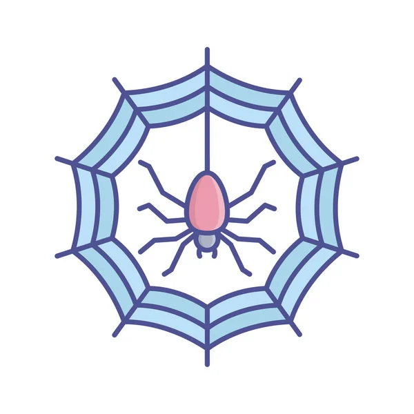 Cobweb Spider Remplir Icône Vectorielle Qui Peut Facilement Modifier Modifier — Image vectorielle