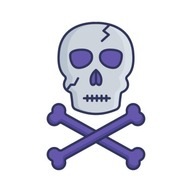 Ölü başlık Doldurma - Görüntü vektör simgesi Kolayca düzenleyebilen veya düzenleyebilen