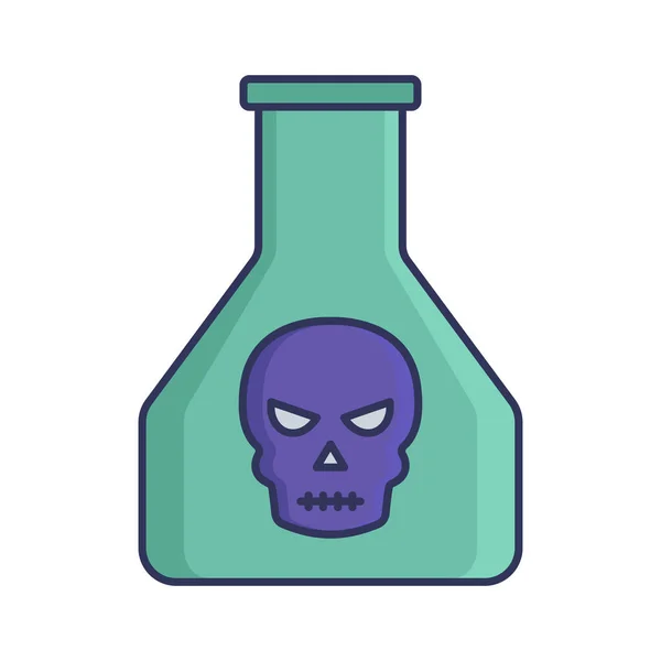 Peligroso Poisonfill Icono Vector Ilustración Que Puede Modificar Editar Fácilmente — Archivo Imágenes Vectoriales