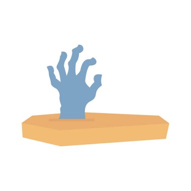  Zombi el Düz vektör simgesi kolayca değiştirebilir ya da düzenleyebilir