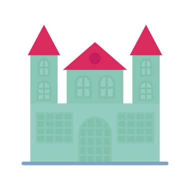 Korku Evi Düz vektör simgesi Kolayca değiştirilebilir veya düzenlenebilir