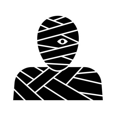 Kolayca değiştirebilen veya düzenleyebilen Cadılar Bayramı Glyph vektör simgesi