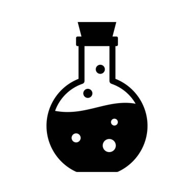 iksir şişesi Glyph vektör simgesi kolayca değiştirebilir veya düzenleyebilir