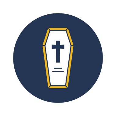 Kolayca değiştirebilen veya düzenleyebilen Ölüm Cenaze Kabartma Arkaplanı vektör simgesi