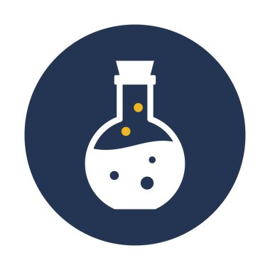 iksir şişesi Glyph Arkaplan vektör simgesi kolaylıkla düzenleyebilirsiniz