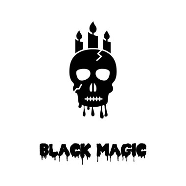 Başlık vektör simgesiyle kolayca değiştirebilen ya da düzenleyebilen Kara Büyü