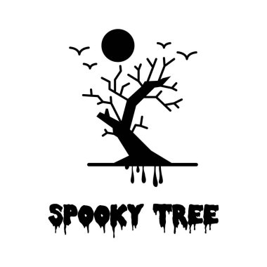 Başlık vektör simgesi ile ölü ağaç kabartması kolayca değiştirilebilir veya düzenlenebilir