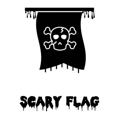 Başlık vektör simgesi ile Cadılar Bayramı bayrağı kolayca düzenleyebilir ya da düzenleyebilir