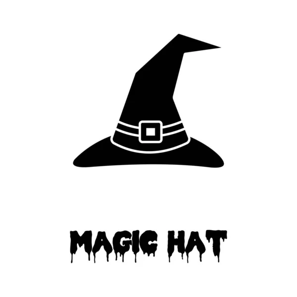 Witch Hatglyph Con Icona Del Vettore Title Che Può Facilmente — Vettoriale Stock