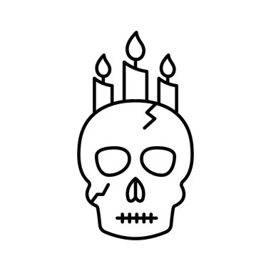 Kolayca değiştirebilen ya da düzenleyebilen Kara Büyü Çizgisi vektör simgesi