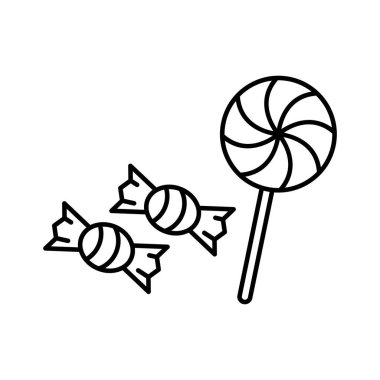 Şekerlemeci itemsLine vektör simgesi kolayca düzenleyebilir ya da değiştirebilir