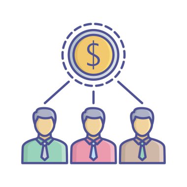 Para fonu vektör simgesini kolayca düzenleyebilen veya değiştirebilen