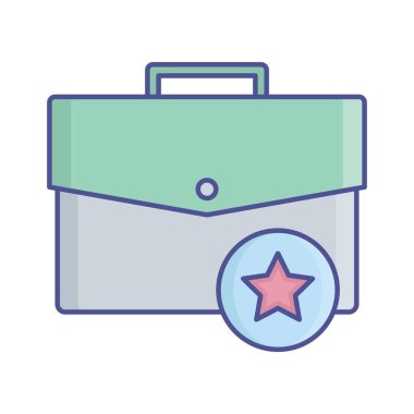 Kolayca değiştirebilen ya da düzenleyebilen Briefcase Doldurma vektör simgesi