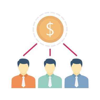 Para Fonu Düzey vektör simgesi kolayca düzenleyebilir veya değiştirebilir