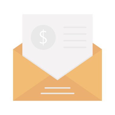 Kolayca düzenleyebilen ve düzenleyebilen iş kağıt düz vektör simgesi