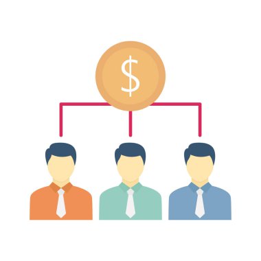 Liderlik Düz vektör simgesi kolayca düzenleyebilir ya da değiştirebilir