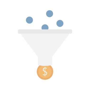 FunnelelDüz vektör simgesi kolayca değiştirebilir ya da düzenleyebilir