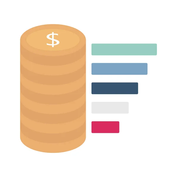 Fundflat Icône Vectorielle Qui Peut Facilement Modifier Modifier — Image vectorielle