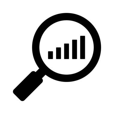 Kolayca düzenleyebilen ve düzenleyebilen Graph araştırma vektör simgesi