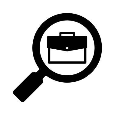 Kolayca değiştirebilen ya da düzenleyebilen büyüteç vektör simgesi