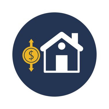 Ev değeri eGlyph Arkaplan vektör simgesi kolayca düzenlenebilir ya da değiştirilebilir