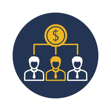 Liderlik Glyph Arkaplan vektör simgesi kolayca düzenleyebilir ya da değiştirebilir