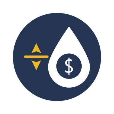 Yakıt fiyatları Glyph Arkaplan vektör simgesi kolayca düzenleyebilirsiniz