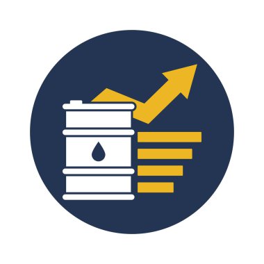 Petrol fiyatları Glyph Arkaplan vektör simgesi kolayca düzenleyebilir veya değiştirebilir