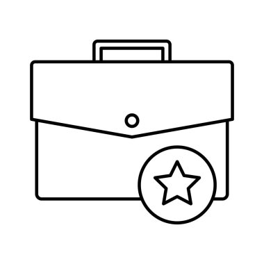 Kolayca düzenleyebilen ve düzenleyebilen BriefcaseLine vektör simgesi