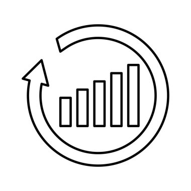 bar chartLine vektör simgesi kolayca düzenlenebilir ya da değiştirilebilir