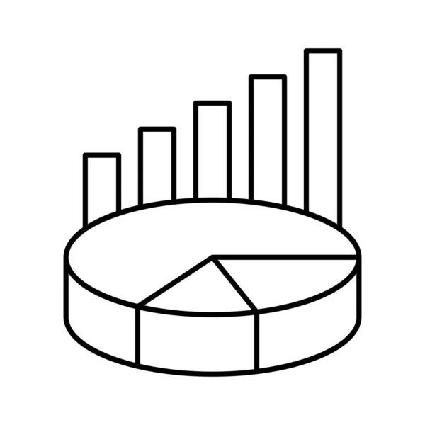 Bar Chartline Vector Icon Which Can Easily Modify Edit — Stock Vector