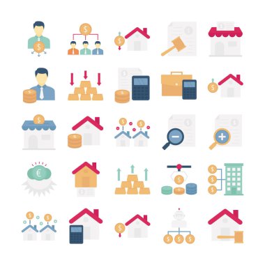  Fon Yönetimi Düz Vektör simgesi her bir simgenin herhangi bir şekil veya renkte kolayca değiştirilip düzenlenmesini ayarlar