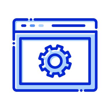 Seo geliştirme, geliştirme, seo, tamamen düzenlenebilir vektör simgeleri ayarlanıyor