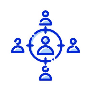 Takım çalışması, hedef, takım çalışması hedefi, hedef tam olarak düzenlenebilir vektör simgeleri