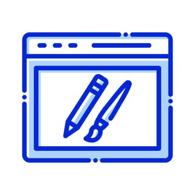 Web sitesi tasarımı, tasarım, geliştirme, web sitesi tamamen düzenlenebilir vektör simgeleri