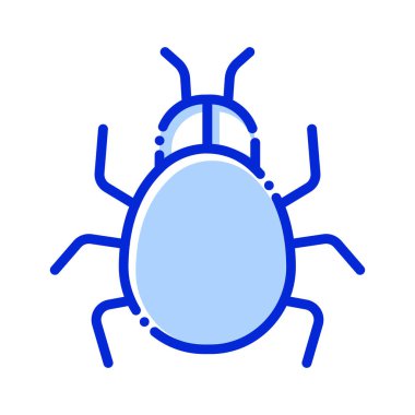 Kötü amaçlı yazılım, virüs, hata, tehdit tamamen düzenlenebilir vektör simgeleri