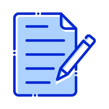 Kopyalama, içerik yazma, içerik, tamamen düzenlenebilir vektör simgeleri