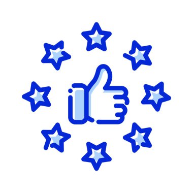 Geri bildirim, değerlendirme, gözden geçirme, tamamen düzenlenebilir vektör simgeleri gibi