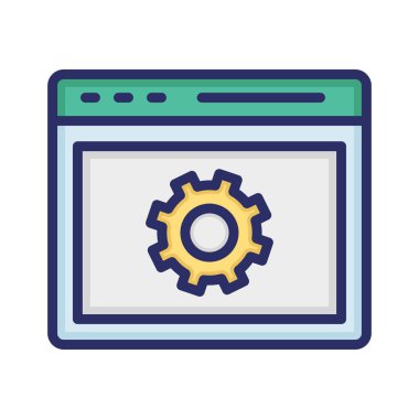 Web sitesi geliştirme, geliştirme, web sitesi, optimizasyon tam olarak düzenlenebilir vektör simgeleri