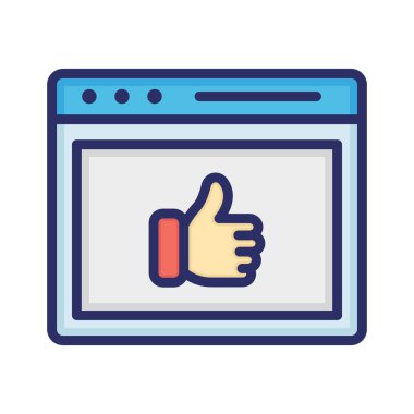 Web geribildirim, geribildirim, web sitesi, tamamen düzenlenebilir vektör simgelerinin sıralanması