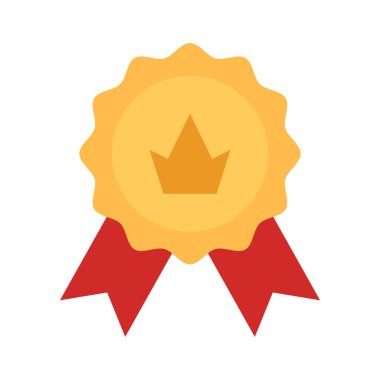 Başarı, ödül, rozet, tamamen düzenlenebilir vektör simgeleri