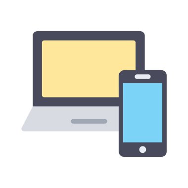 Yanıt tasarımı, ilgili, web tasarımı, web tam olarak düzenlenebilir vektör simgeleri