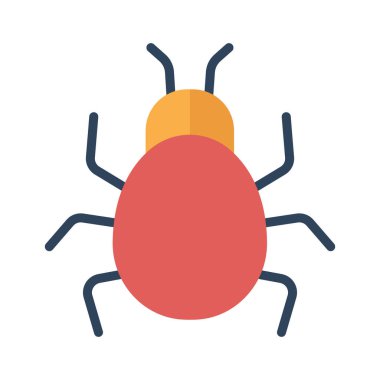 Kötü amaçlı yazılım, virüs, hata, tehdit tamamen düzenlenebilir vektör simgeleri