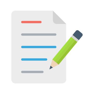 Kopyalama, içerik yazma, içerik, tamamen düzenlenebilir vektör simgeleri