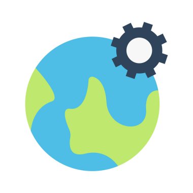 Tarayıcı ayarı, dünya, ayar, çark tam olarak düzenlenebilir vektör simgeleri