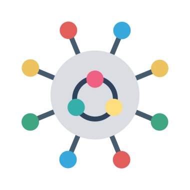 Bağlantı, ağ, bağlantı, sosyal tamamen düzenlenebilir vektör simgeleri