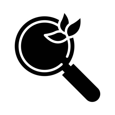 Arama, organik arama, büyüteç, seo tamamen düzenlenebilir vektör simgeleri